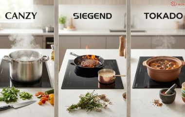 So Sánh Bếp Từ Canzy, Siegend, Tokado: Nên Mua Thương Hiệu Nào?