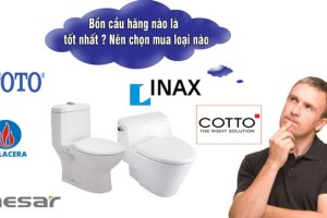 Bồn cầu hãng nào tốt và được ưa chuộng nhất hiện nay