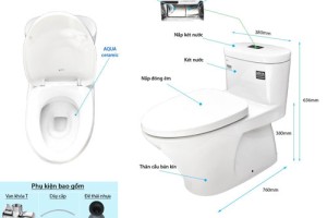 Bồn cầu Inax AC-959 VAN Kháng Khuẩn Vượt Trội