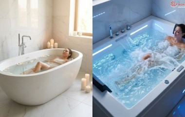 Bồn Tắm Nằm Hay Bồn Tắm Massage: Nên Chọn Loại Nào?