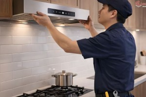 Hướng Dẫn Lắp Đặt Máy Hút Mùi Tại Nhà Chuẩn Kỹ Thuật: Khoảng Cách & Ống Thoát "Vàng"