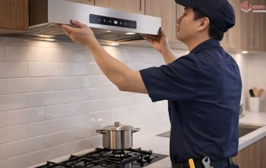 Hướng Dẫn Lắp Đặt Máy Hút Mùi Tại Nhà Chuẩn Kỹ Thuật: Khoảng Cách & Ống Thoát "Vàng"