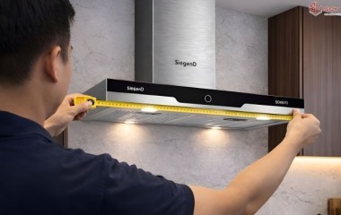 Tổng Hợp Kích Thước Máy Hút Mùi Chuẩn & Cách Đo Tủ Bếp Lắp "Vừa In"
