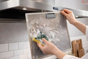 Tuyệt Chiêu Vệ Sinh Lưới Lọc Máy Hút Mùi Sạch Bong Dầu Mỡ Chỉ 15 Phút