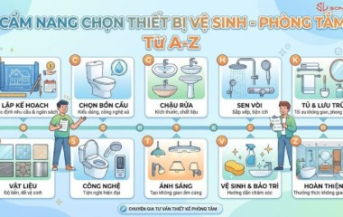 Cẩm Nang Chọn Thiết Bị Vệ Sinh - Phòng Tắm Từ A-Z