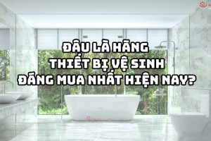 Đâu là hãng thiết bị vệ sinh đáng mua nhất hiện nay? Phân Tích Chuyên Sâu Theo Mọi Ngân Sách