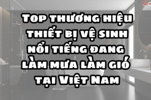 Top 5 Thương Hiệu Thiết Bị Vệ Sinh Tốt Nhất