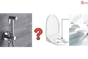 Phân Tích Chi Tiết 5 Loại Vòi Xịt Vệ Sinh (Bidet) Phổ Biến: Cơ, Điện Tử, Nắp Rửa Thường và Thông Minh – Ưu Nhược Điểm