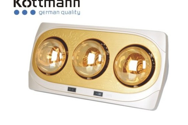 Đèn sưởi nhà tắm 3 bóng treo tường Kottmann K3BNV