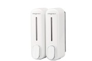 Hộp đựng xà phòng đôi SafeVN F7020-2 Trắng