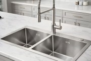 Chậu Rửa Bát Picenza HM7843616 (HM 7843-616) 2 Hố Cân Inox 304 Handmade