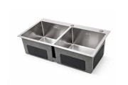 Chậu Rửa Bát Picenza HM7843616 (HM 7843-616) 2 Hố Cân Inox 304 Handmade