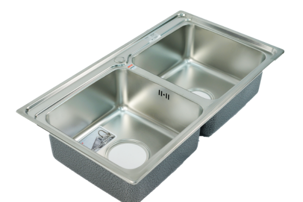 Chậu rửa bát Inox 2 hố Picenza PZ9 7542