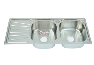 Chậu rửa bát 2 hố 1 bàn Picenza TB12