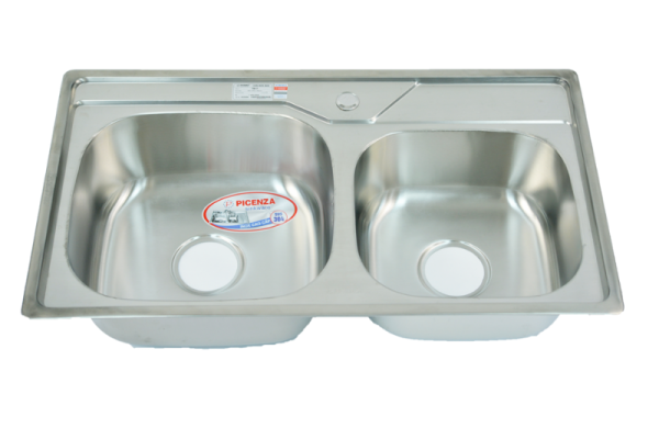 Chậu rửa bát Inox 2 hố Picenza TB17
