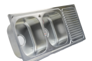 Chậu rửa bát Inox 2 hố 1 bàn Picenza TB3