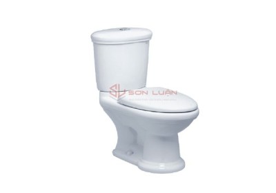 Bồn cầu 2 khối Caesar Nắp Êm CD1331