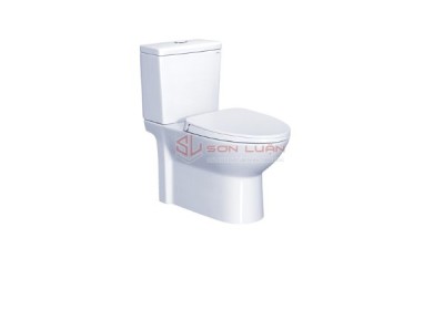 Bồn cầu 2 khối Caesar Nắp Êm CD1340