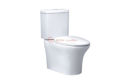 Bồn cầu 2 khối Caesar Nắp Êm CD1341