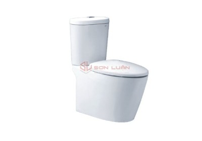 Bồn cầu 2 khối Caesar Nắp Êm CD1348