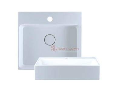 Chậu rửa mặt lavabo đặt bàn Caesar LF5253