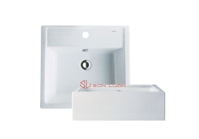 Chậu rửa mặt lavabo đặt bàn Caesar LF5236