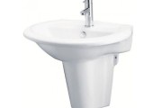 Chậu rửa mặt lavabo chân lửng L2360/P2439