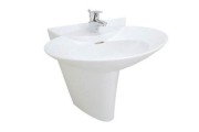 Chậu rửa mặt lavabo chân lửng TOTO LHT908C