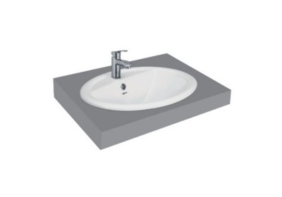 Chậu rửa mặt lavabo dương bàn đá Viglacera CD1