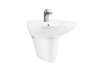 Chậu rửa mặt lavabo chân lửng Viglacera V39