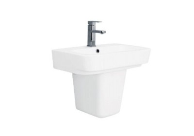 Chậu rửa mặt lavabo chân lửng Viglacera V50