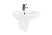 Chậu rửa mặt lavabo chân lửng Viglacera VI5