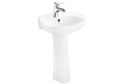 Chậu rửa mặt lavabo Viglacera VTL2 + chân dài VI1T