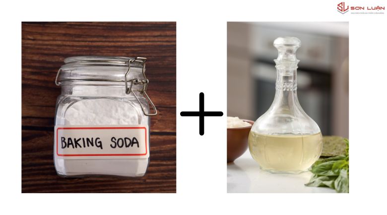 Sử dụng baking soda + giấm