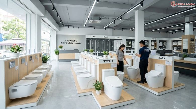Bảng giá bồn cầu giá rẻ 2026 các phân khúc tại Sơn Luận