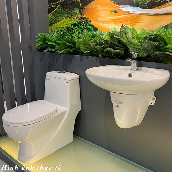 bồn cầu liền khối viglacera