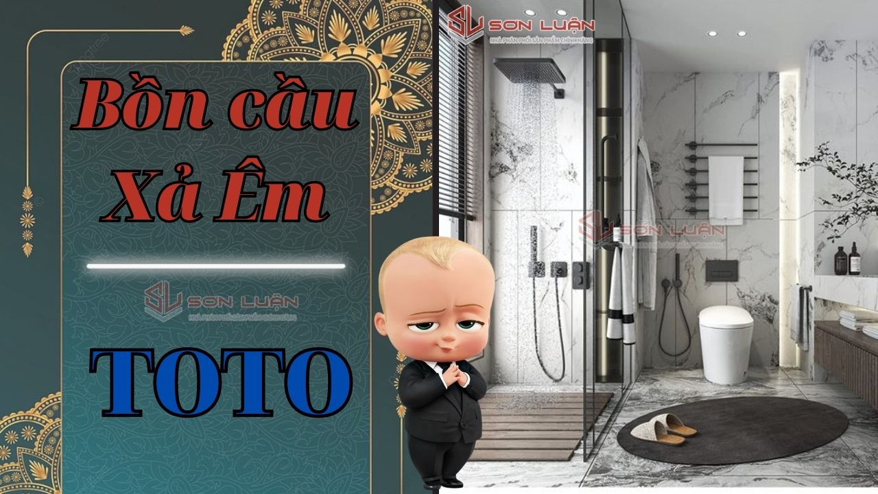Bồn cầu xả nước êm TOTO