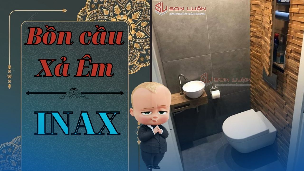 Bồn cầu xả êm inax