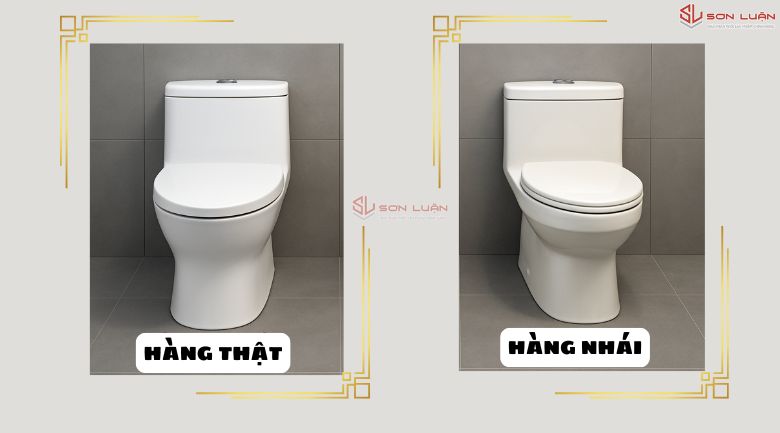 Hình ảnh hàng thật và hàng nhái