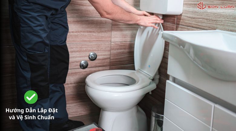 Lắp đặt và vệ sinh bồn cầu trẻ em đúng cách