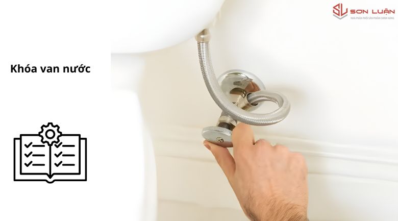 Khóa van nước bồn cầu