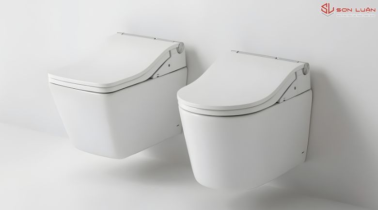 Bồn cầu nhiều kiểu dáng : vuông và tròn