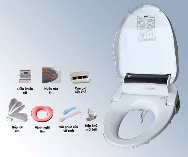 Nắp bồn cầu thông minh ToTo