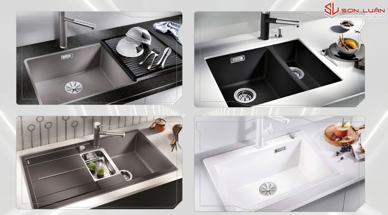 Tổng hợp các mẫu chậu rửa bát Hafele tại Sơn Luận