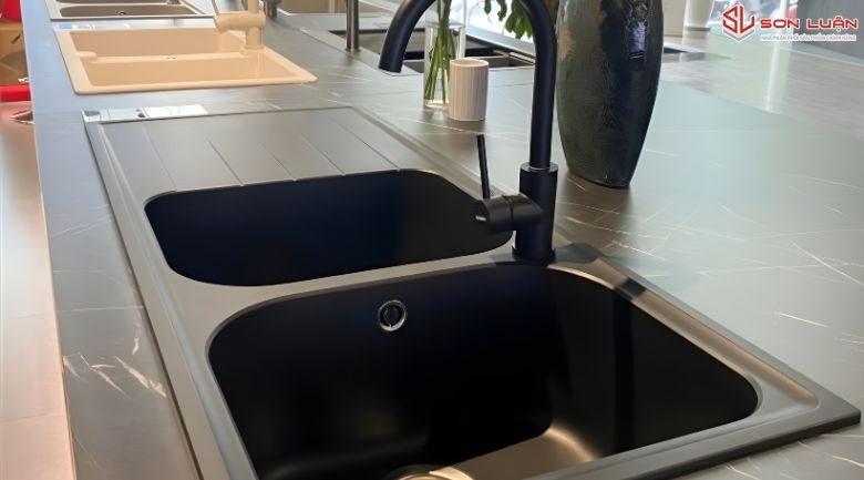 Chậu rửa bát Hafele chất liệu đá tại Sơn Luận