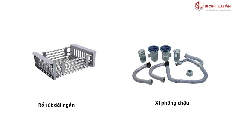 Phụ kiện đi kèm chậu rửa bát Picenza