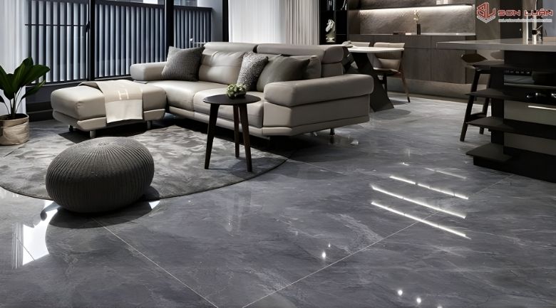 Gạch ốp lát Apodio lát phòng khách