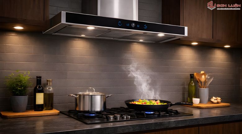 Máy hút mùi hiện đại - Sơn Luận