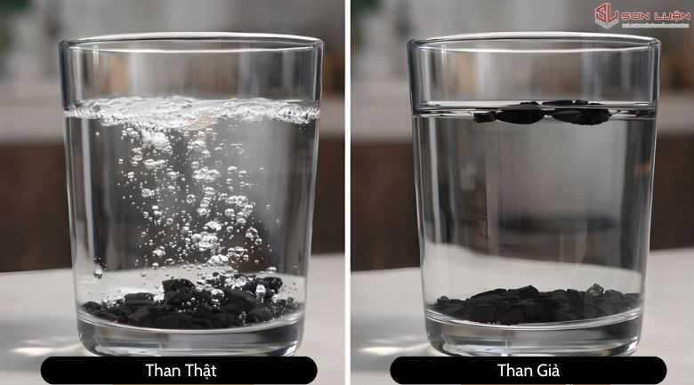 Phân biệt than giả và than thật trong máy hút mùi