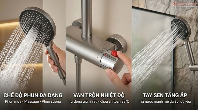 3 công nghệ của sen tắm nên chọn